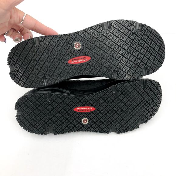 Skechers Work Womens Uno Deloney Shoes US 5.5 Black Comp Toe NMT SR EH NIB - Picture 9 of 10